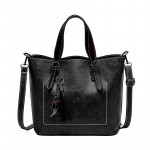 Женская кожаная сумка 8094 BLACK